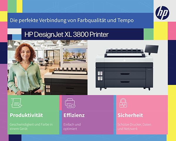 HP DesignJet XL 3800 – pure Effizienz!