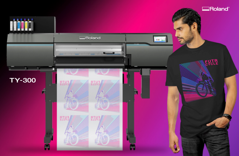 NEU! Roland TY-300 – die neue Generation des DTF-Drucks